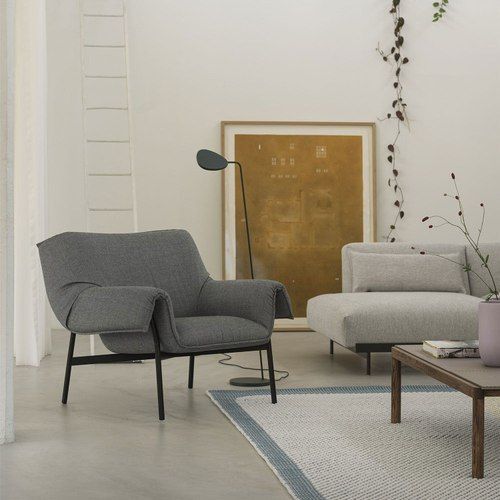 Muuto | Wrap Lounge Chair | Sabi 151 + Black Legs