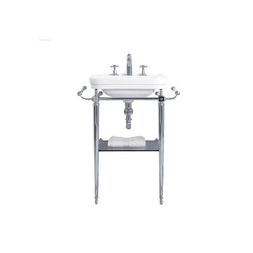 Stafford 51 X 43 Vitreous China Wash Basin & Console Stand 3TH