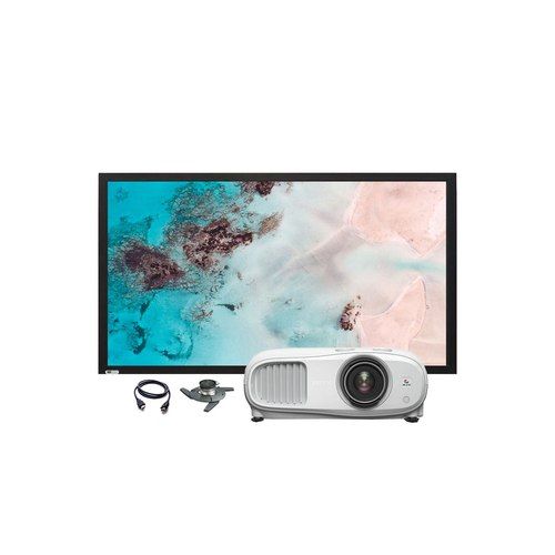 Epson EH-TW7100 LCD 4K UHD Projector & Screen Package