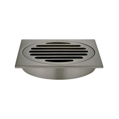 Square Floor Grate Shower Drain 100mm Outlet - Shadow