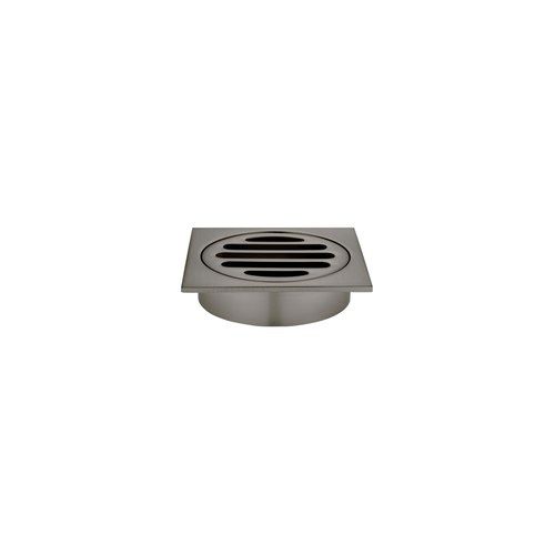 Square Floor Grate Shower Drain 80mm Outlet - Shadow