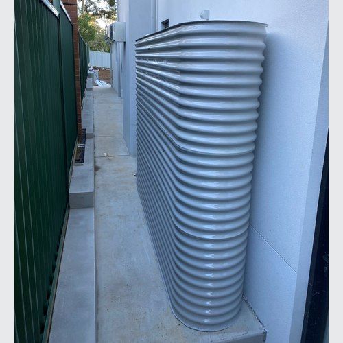 3,000 Litre Slimline 304-Grade Stainless Water Tank