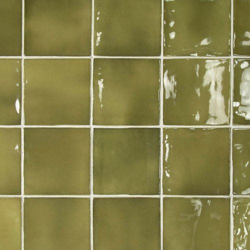 Marlowe Olive Gloss 100x100x10mm Wall Tile