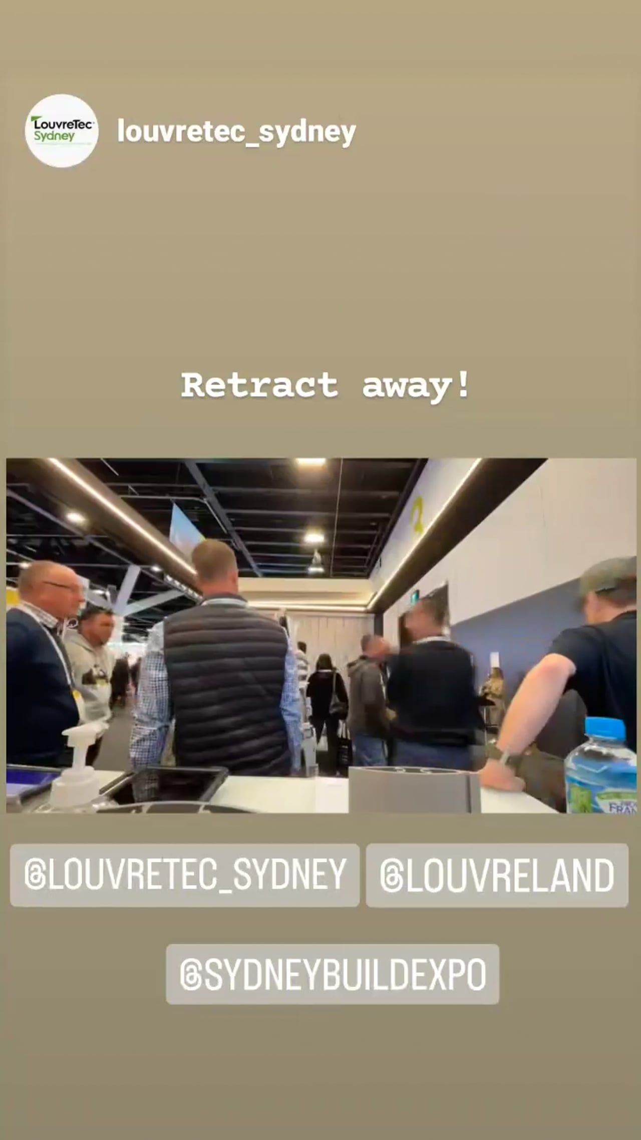 Louvretec Retract Roof at Sydney Build Show 2022