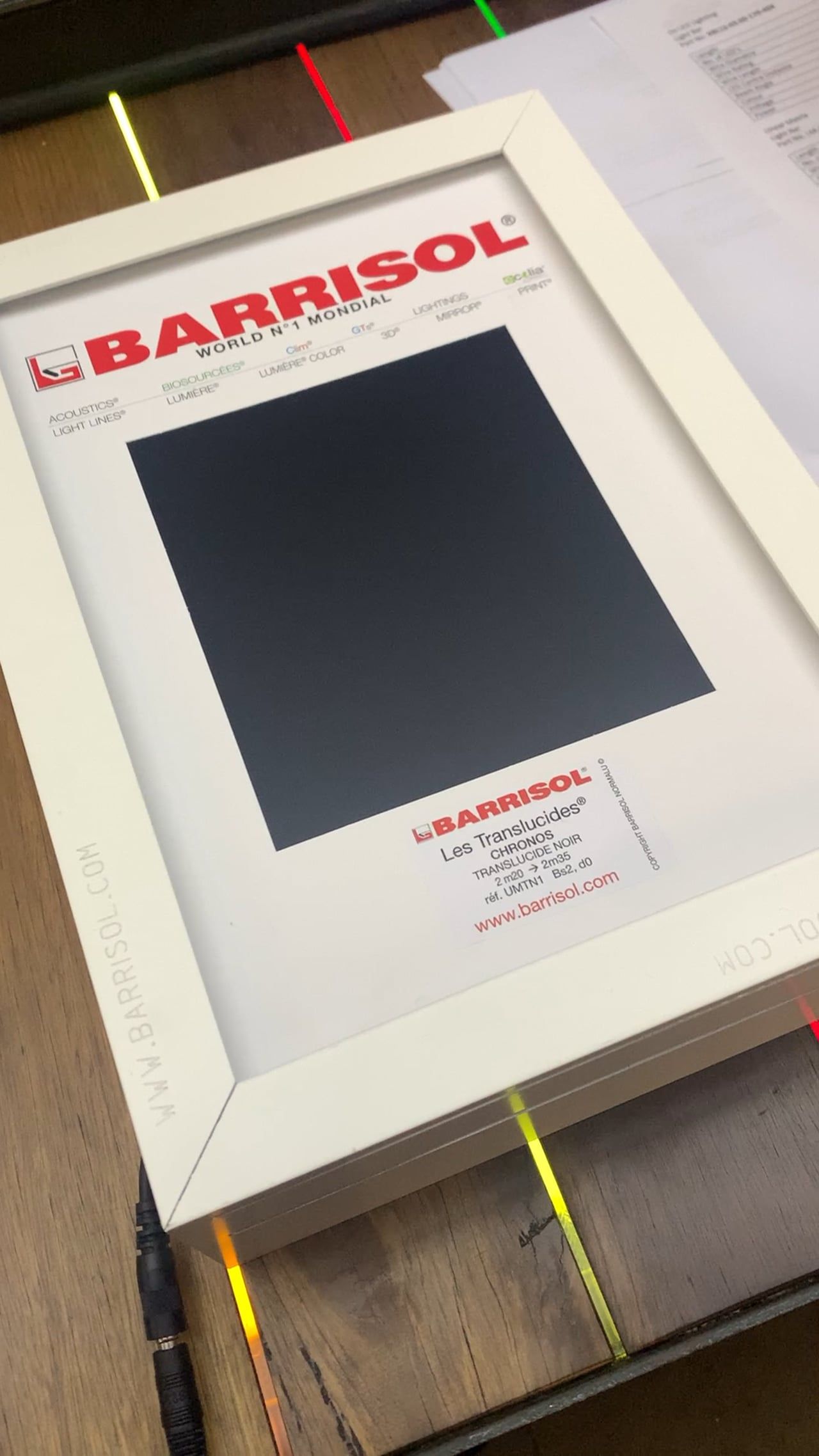 Barrisol Chronos Testing