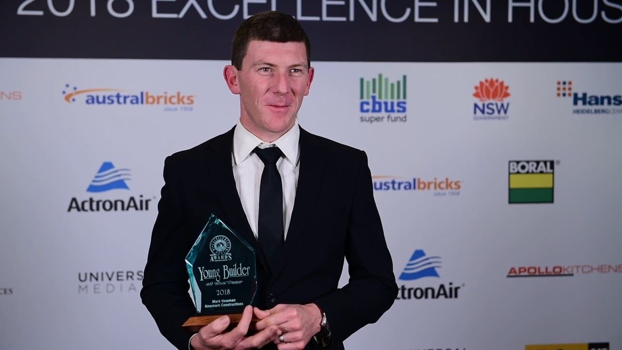 Mark Newman - 2018 Young Builder of the Year - Newmark Constructions
