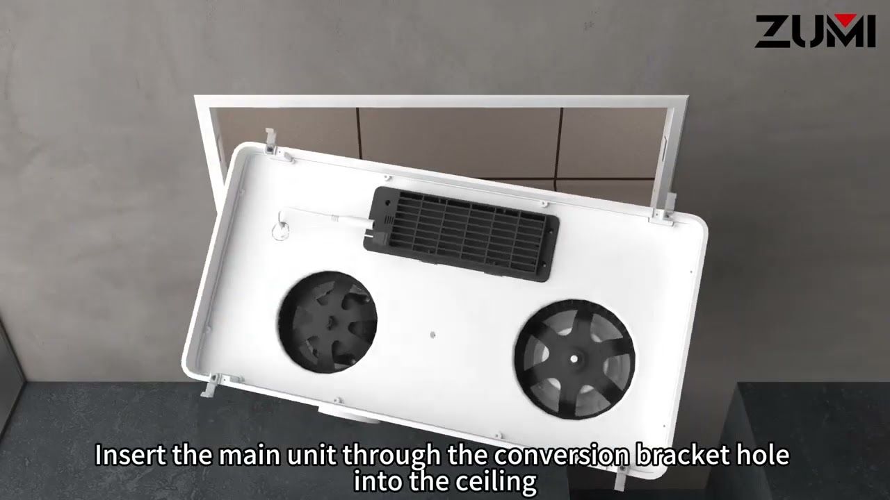 Zumi Remo Bathroom Ventilation Fan and Heater Installation Guide