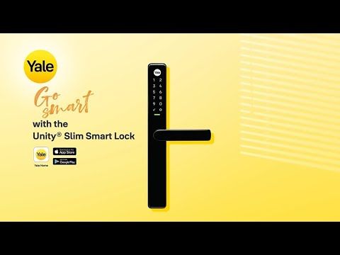 Designed by Kiwis, for Kiwis! With the Unity® Slim Smart Lock, coming home is effortless! Unlock your door easily by entering your PIN code on the lock's keypad, pressing the 'open' button in the Yale Home App, or activating the App 'Auto-Unlock' feature