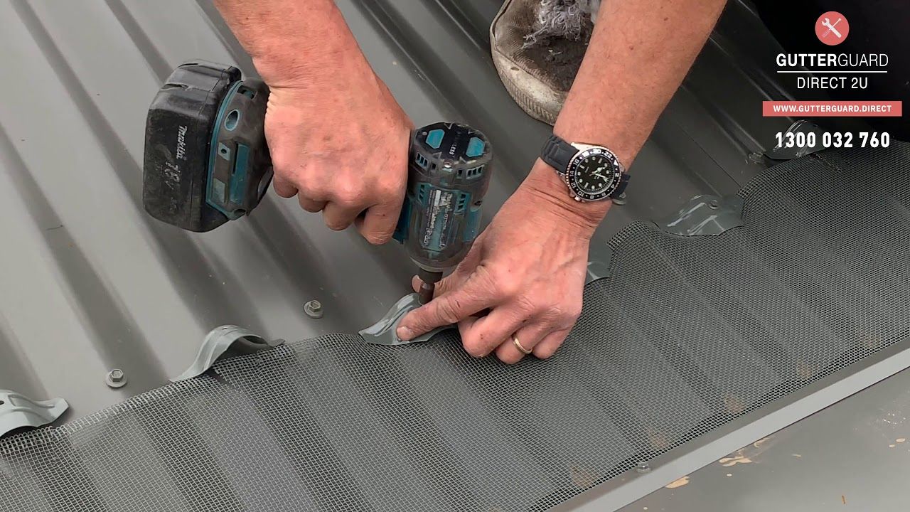 Gutter Guard Direct 2U - Corrugated Iron / Custom Orb / Colorbond Roof - Gutter Guard Installation