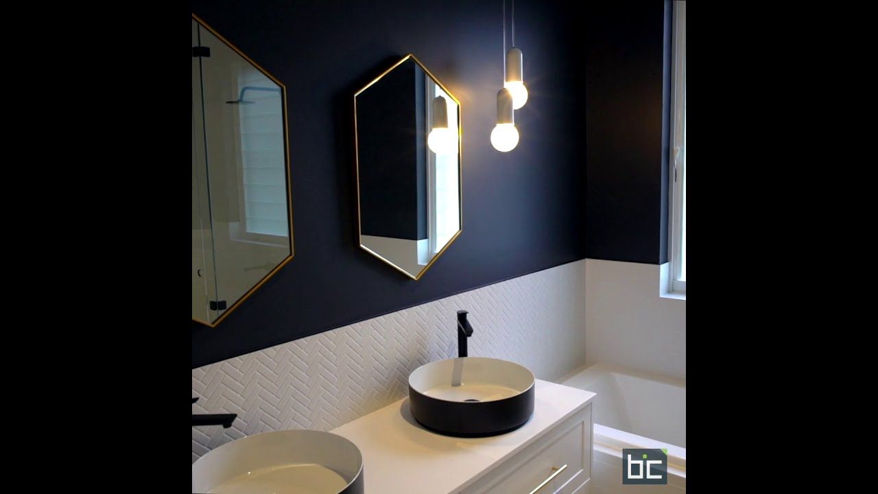 Luxury Bathroom in architecturally designed home. BIC Construction Custom Home Builder Sydney