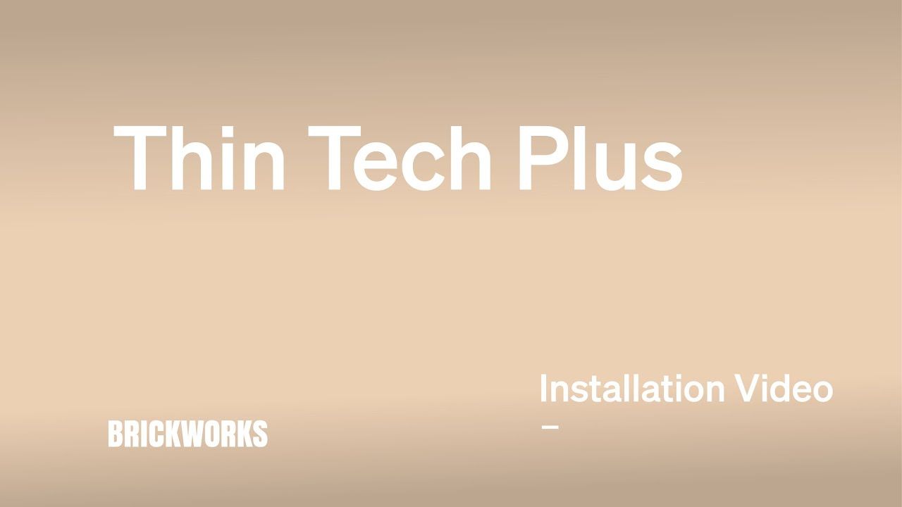  Thin Tech by Austral Bricks | Installation Video