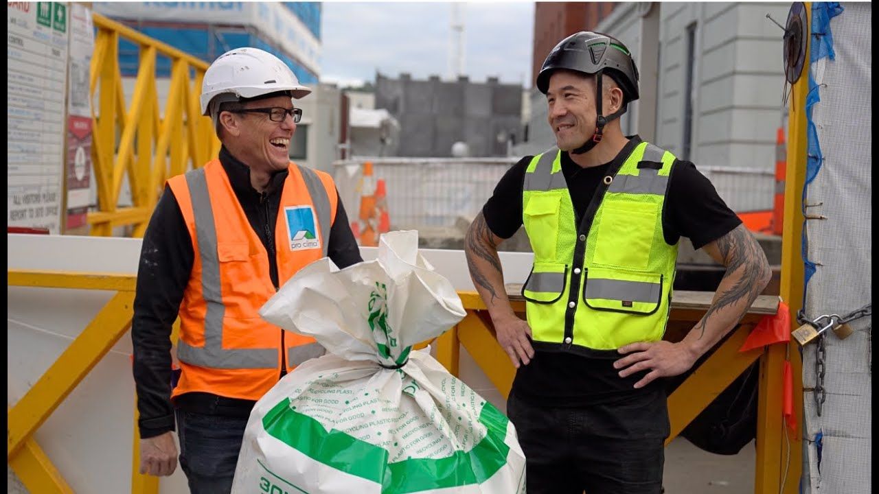 Pro Clima x GoodWrap: SOLITEX EXTASANA ADHERO Backing Film Recycling