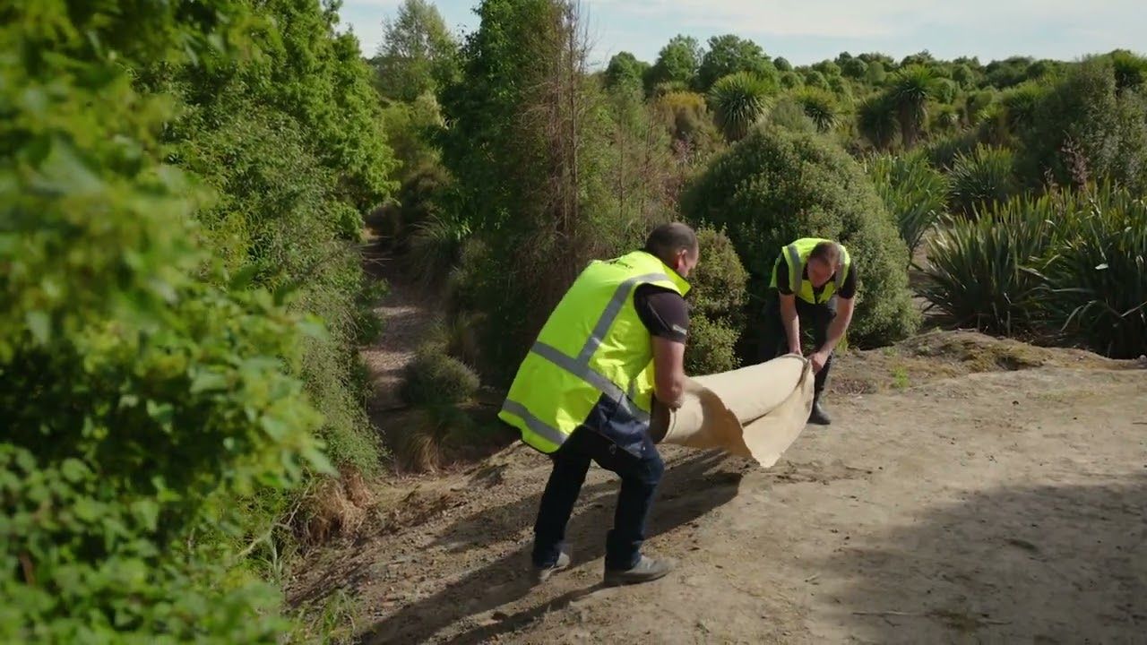 FuturFiber® Hemp Mulch Matting Rolls - the future of weed suppression