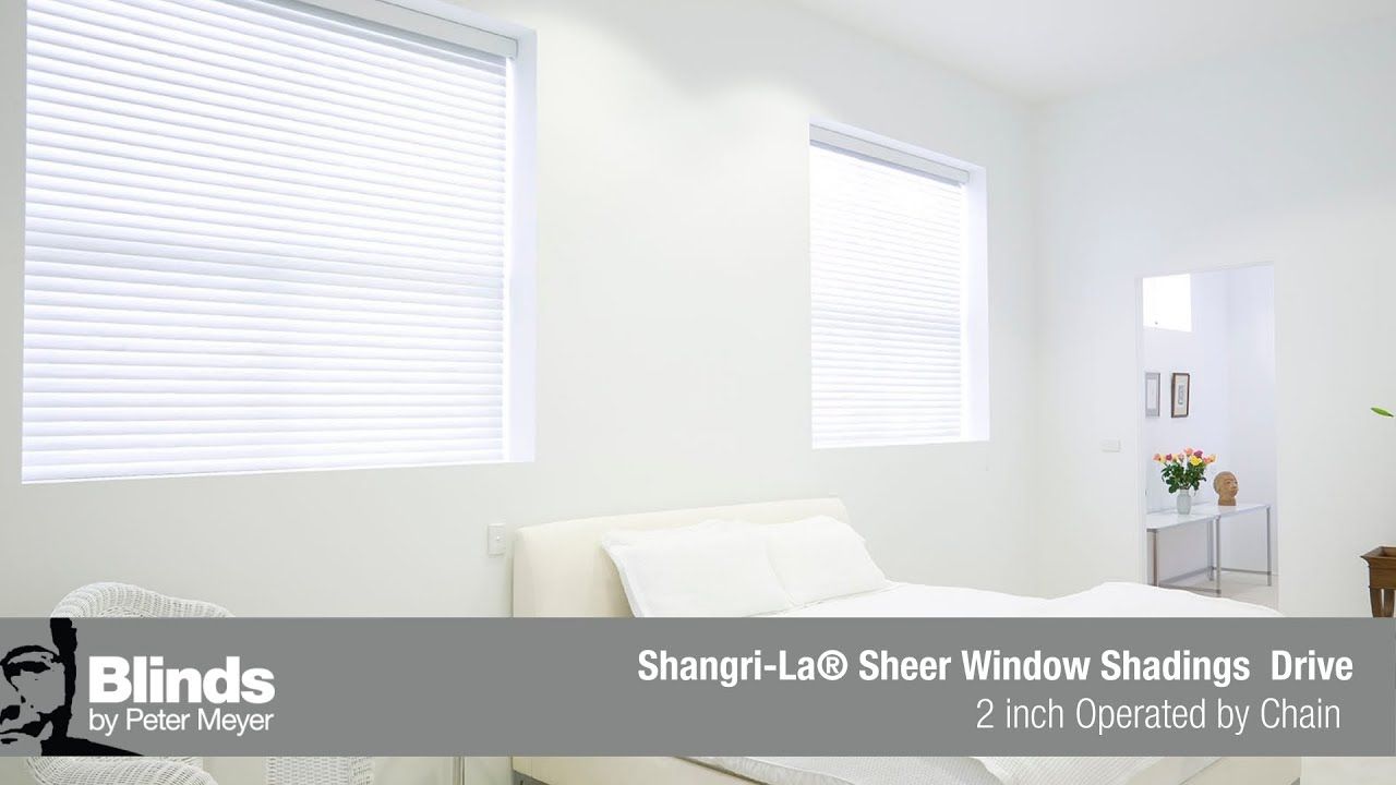 Shangri La® Sheer Window Shadings 2 inch Operated by Chain Drive