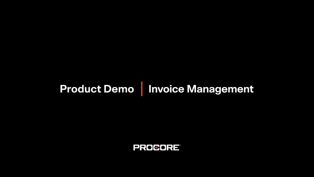 Procore’s Invoice Management Software for Specialty Contractors