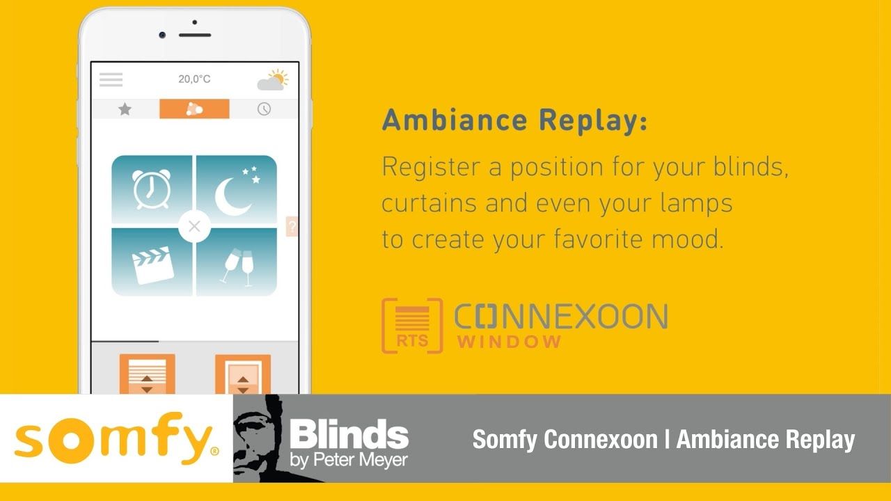 SOMFY Connexoon | Ambiance Replay