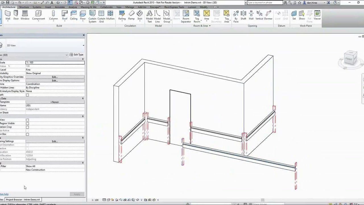 A Guide to using the Intrim Railings Files