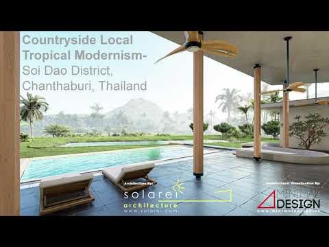 Countryside Local Tropical Architecture- Soi Dao District, Chanthaburi, Thailand