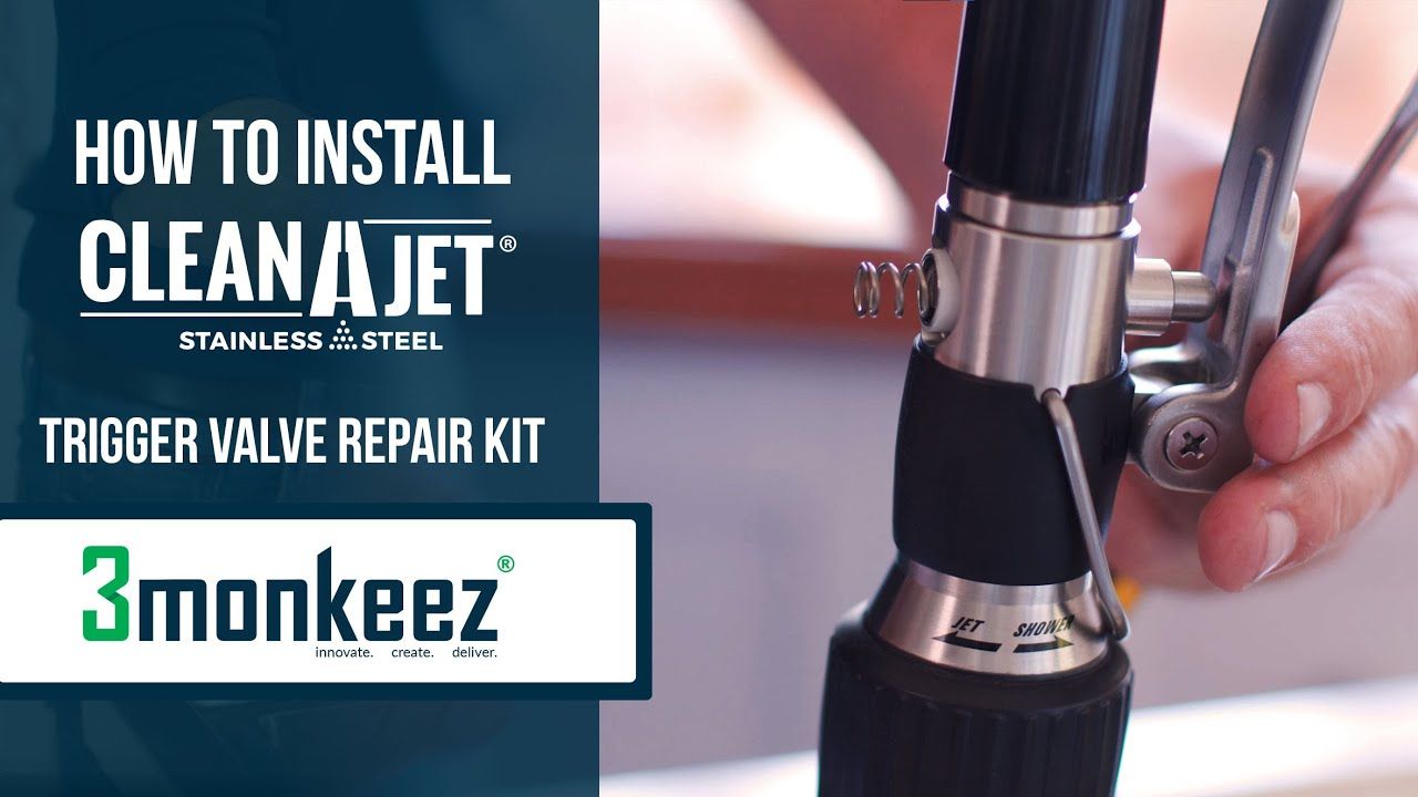 3monkeez | How to replace Clean-A-Jet Trigger Valve Repair Kit