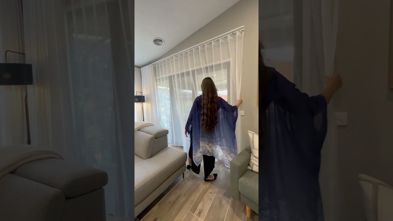 Double s-fold curtains