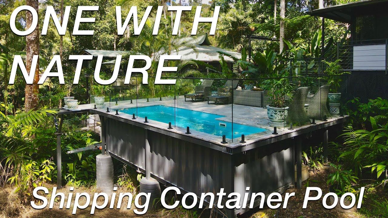 Green Installation of a Shipping Container Pool