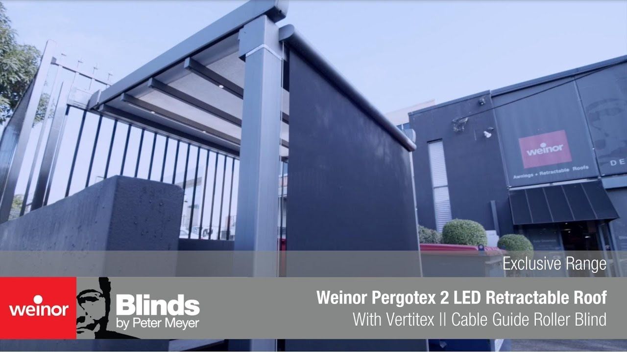Weinor Pergotex || LED Retractable Patio Roof