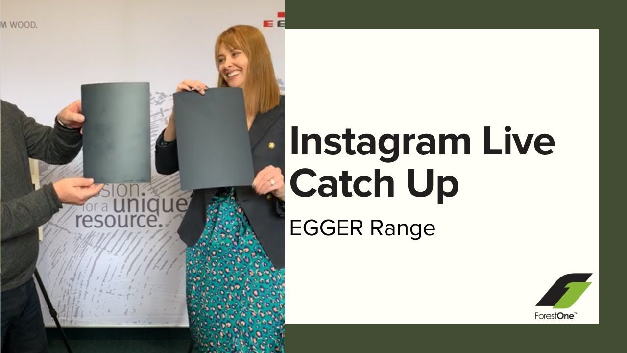 ForestOne Instagram Live Catch Up - PerfectSense EGGER with Kelly