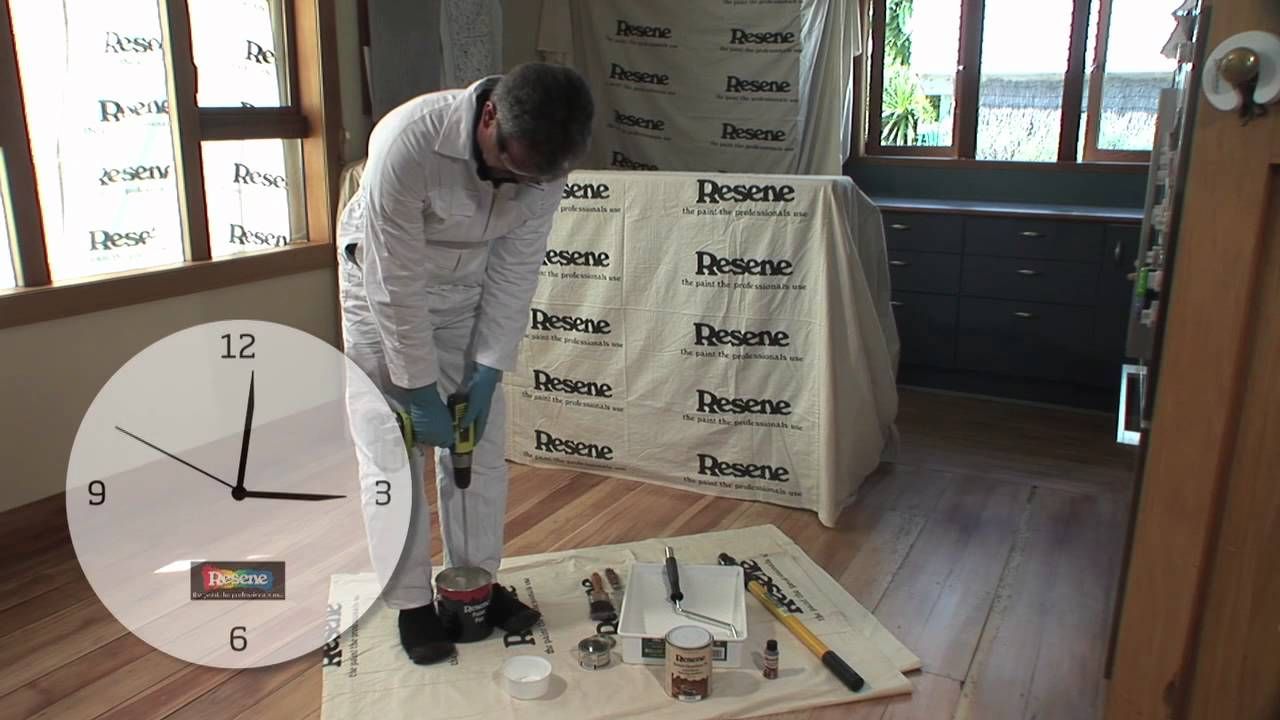 How to apply Resene Qristal ClearFloor 2k waterborne flooring urethane