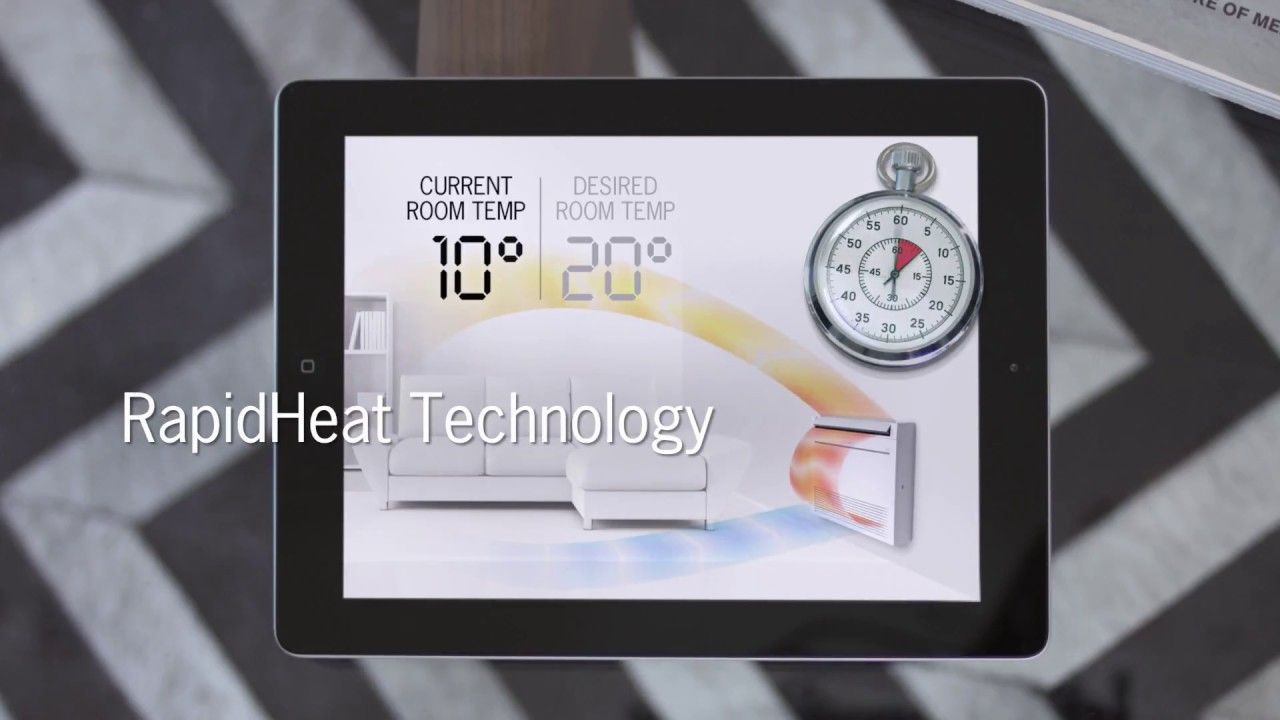 RapidHeat Technology for superior heating up to twice as fast