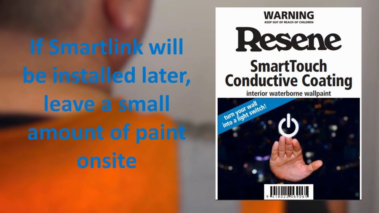 Painting SmartTouch Conductive Coating