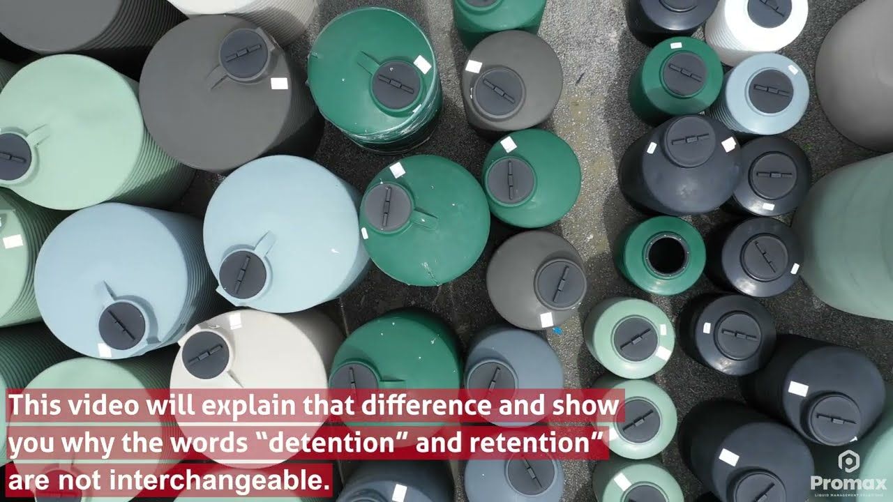 What is The Difference Between A Detention Tank And A Retention Tank?  