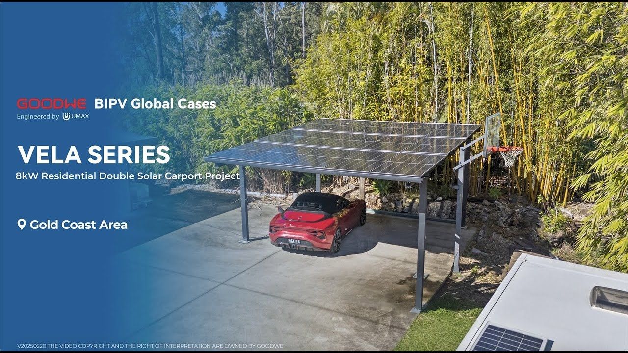 Gold Coast ReGenEV Double Residential Solar Carport