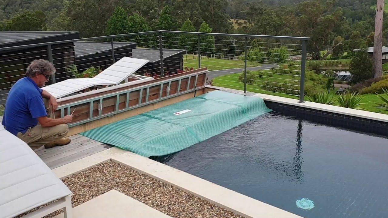 Aussie UnderCover® Power21 in deck installation - hidden pool cover system