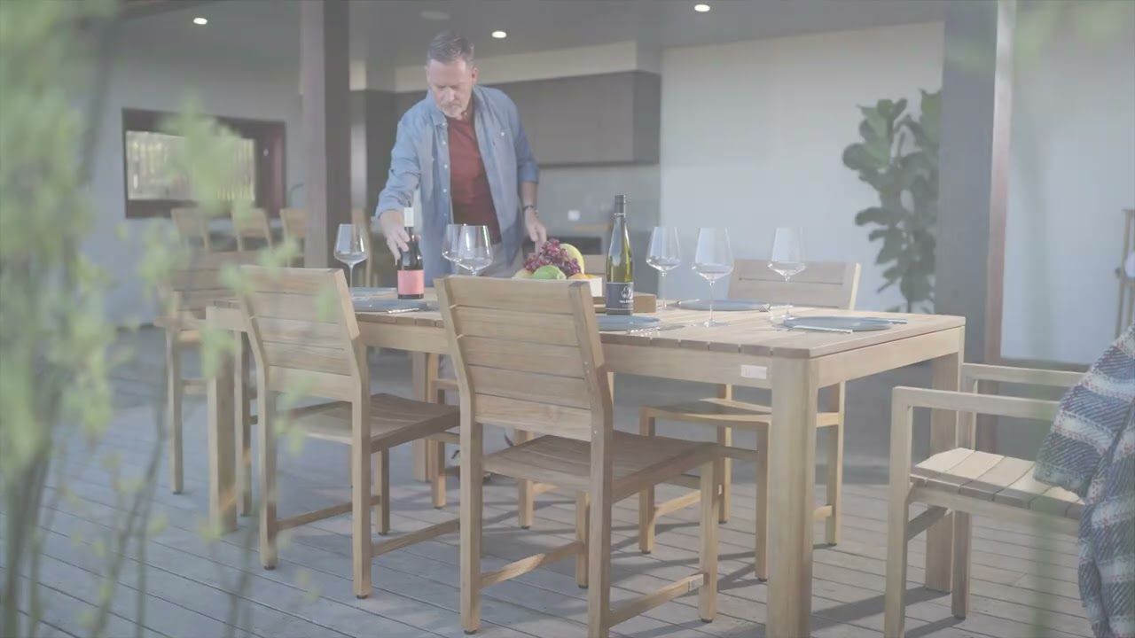 Jati Brunswick Table with Stella Chairs Torquay House