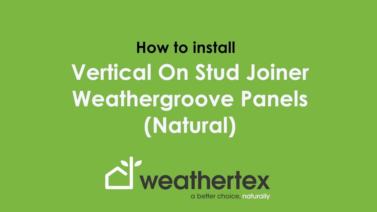 How to Install: Weathergroove Natural Butt Join