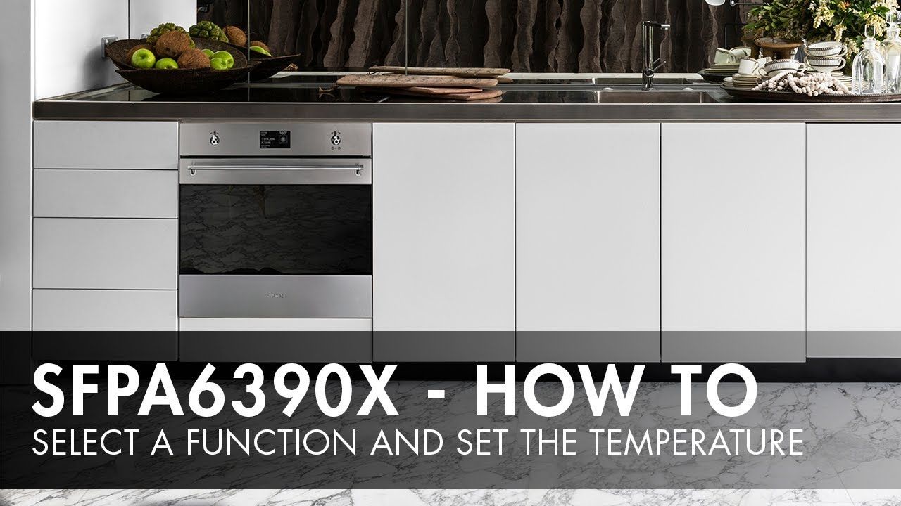 SFPA6390X How to select a function and set the temperature