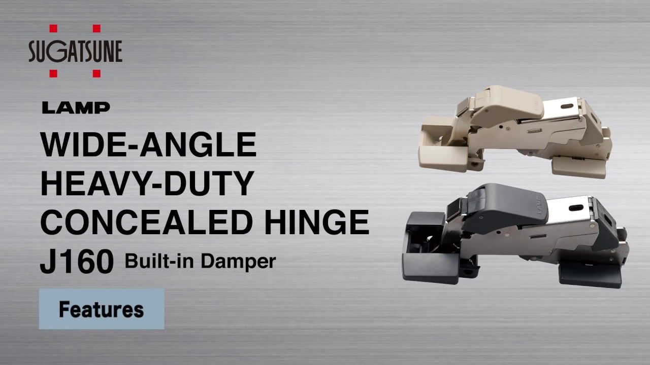 J160 - Wide Angle Heavy Duty Cabinet Hinge