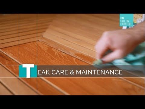 Teak Outdoor Furniture Care and Maintenance
