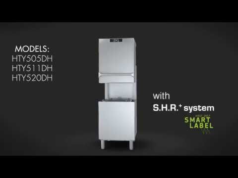 Smeg Foodservice Professional Dishwashers with Steam Heat Recovery (SHR+) system