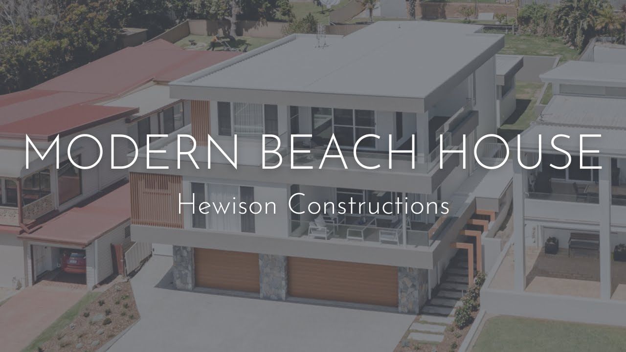 Modern Beach House by Hewison Constructions