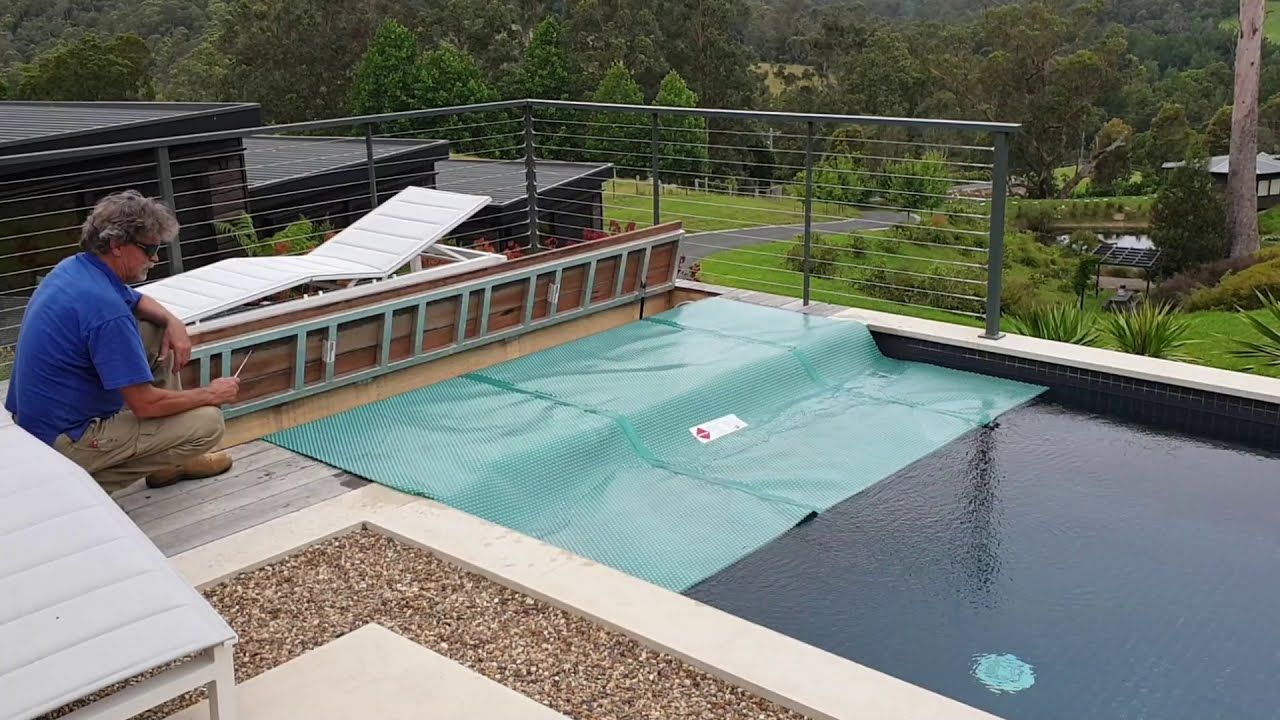 Aussie UnderCover® Power21- Semi automatic hidden pool cover