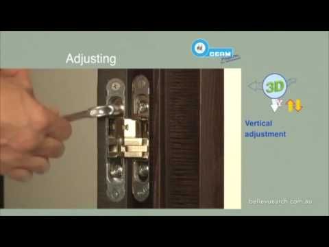 CEAM - 3D adjustable hinge installation