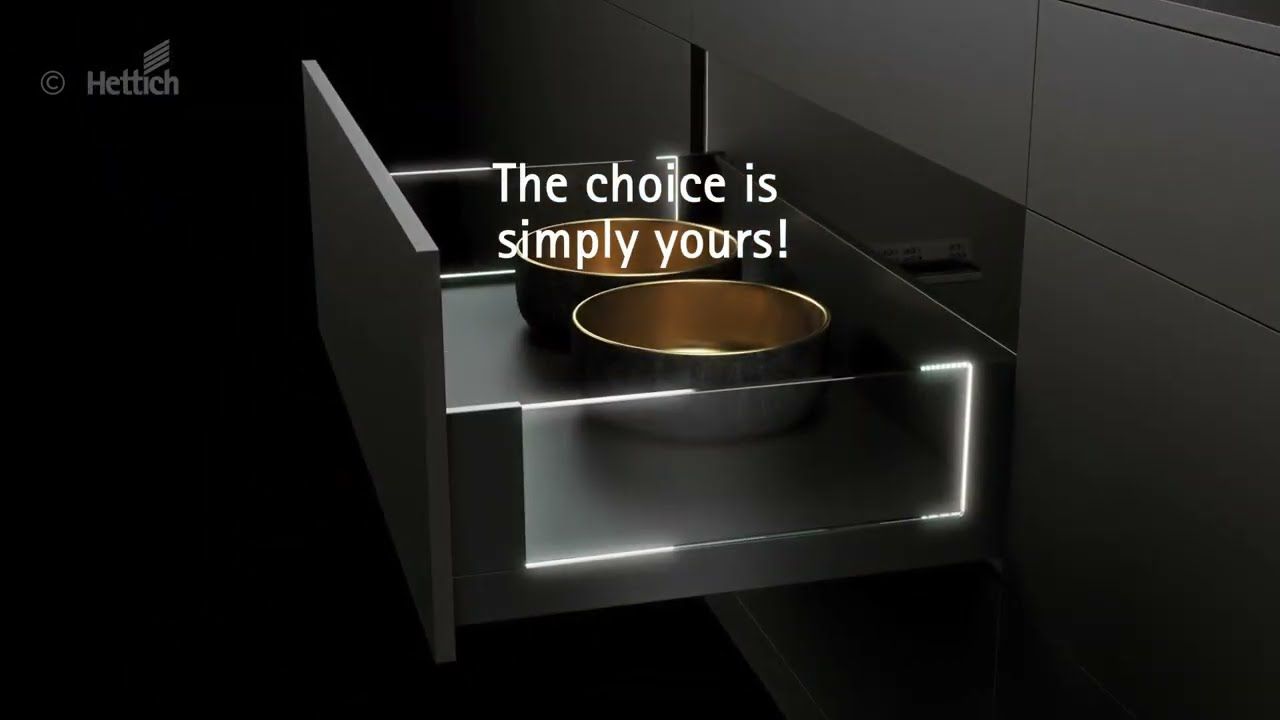 Drawer system AvanTech YOU: Design varieties and design freedom | Hettich