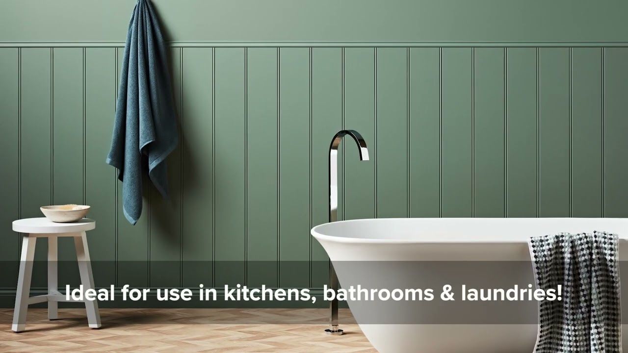 DESIGNER GROOVE All-Purpose Interior Panels for Kitchen, Bathroom & Laundry!