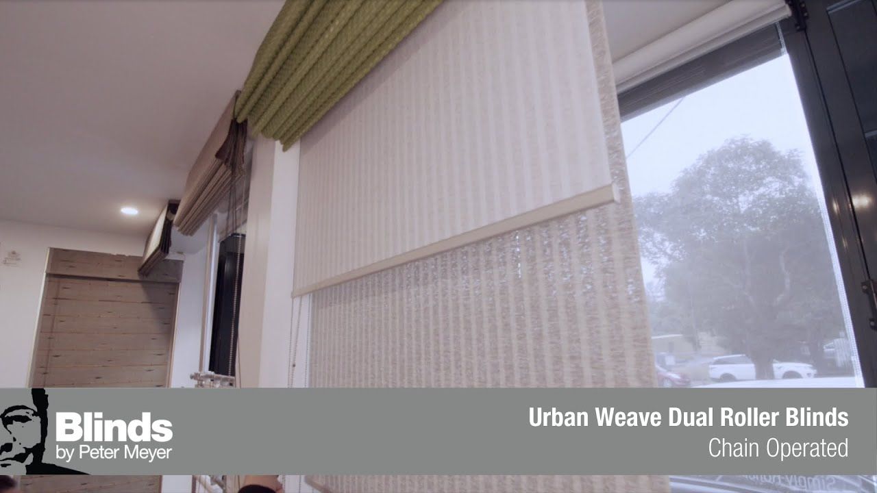Urban Weave | Dual Roller Blinds | Chain Operated