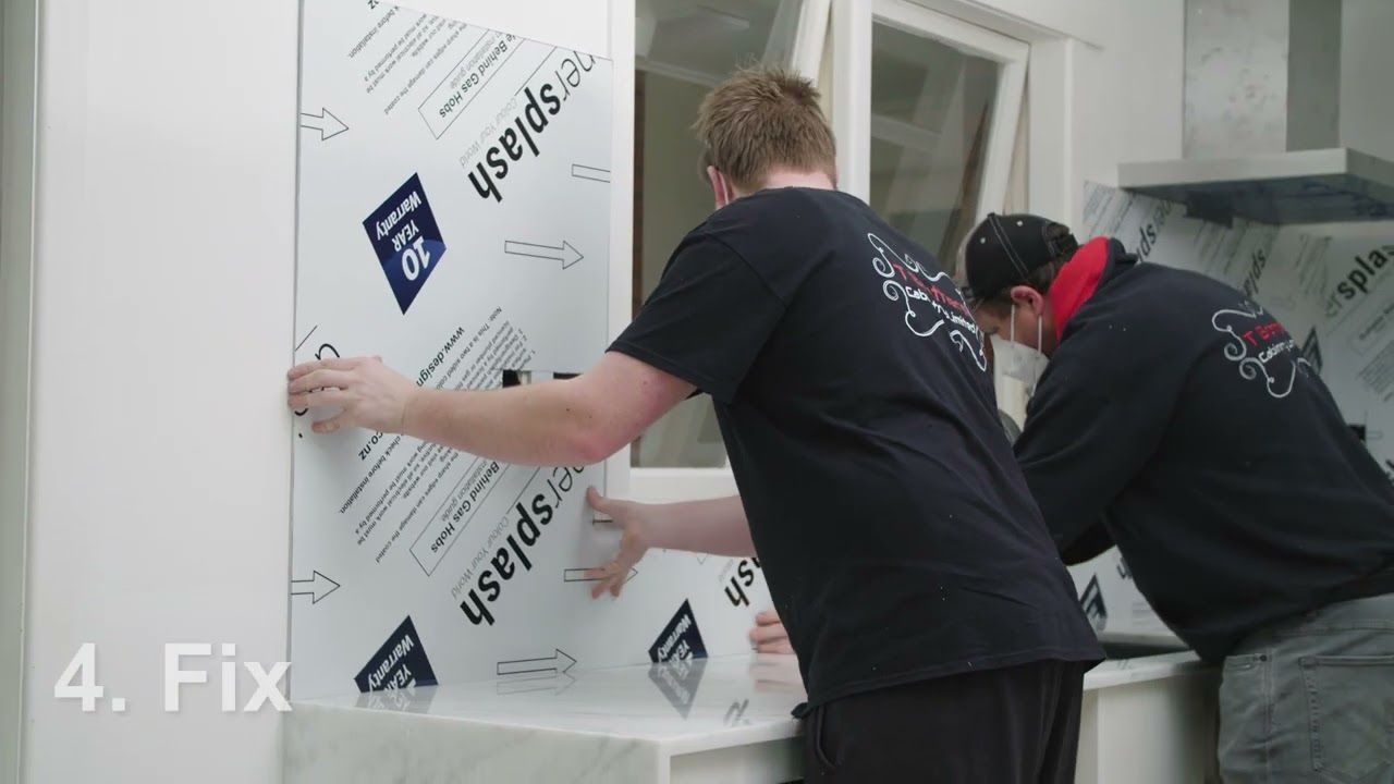 How to install Designersplash splash-back panels