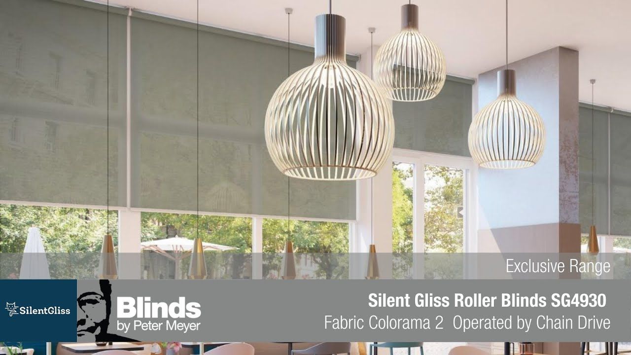 Silent Gliss Roller Blinds SG4930 Fabric Coroama 2 Operated by Chain Drive