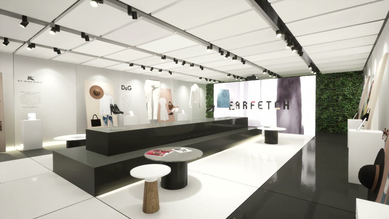 Farfetch A, The POP-UP Store of the Future, Retail Design, Designed by Design Partnership