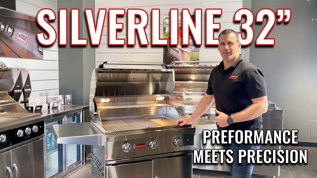  Meet the Grandfire Silverline 32" BBQ | Sleek Design, Powerful Performance