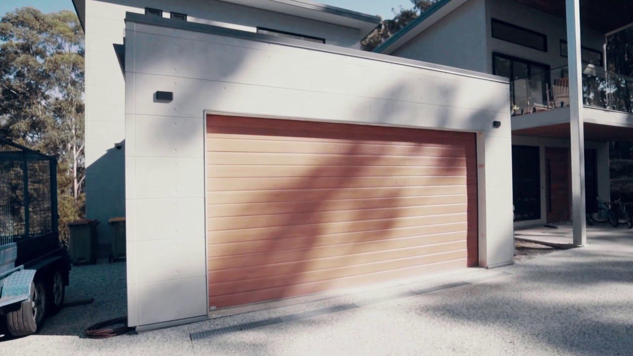 Decowood® Slimline Profile Garage Door in Casuarina